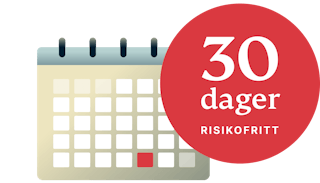 Illustrasjon av kalender med et merke med