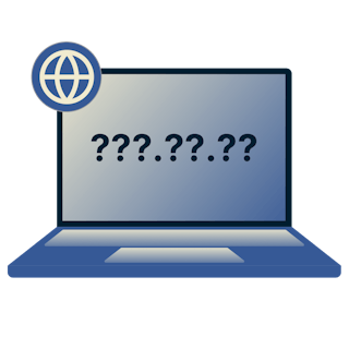Màn hình máy tính xách tay thể hiện kết quả trước và sau quá trình thay đổi địa chỉ IP của người dùng.