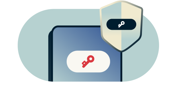 Štit sa ExpressVPN Keys logoom